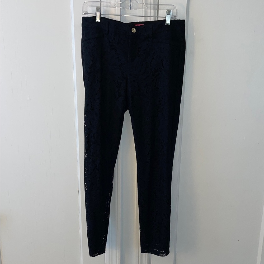 Lilly Black Lace Pants